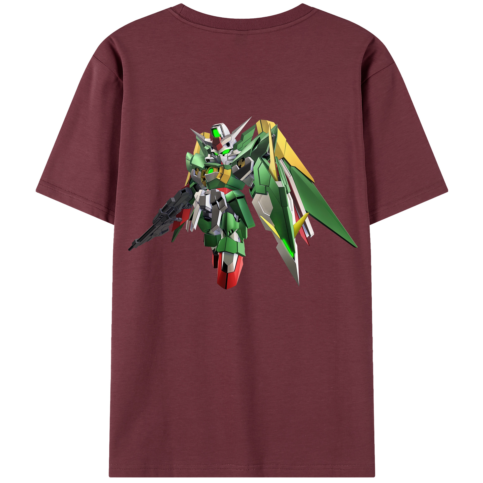 （画像用） 機動戦士ガンダム Mobile Suit Gundam 綿100％半袖Tシャツ（背面プリント）